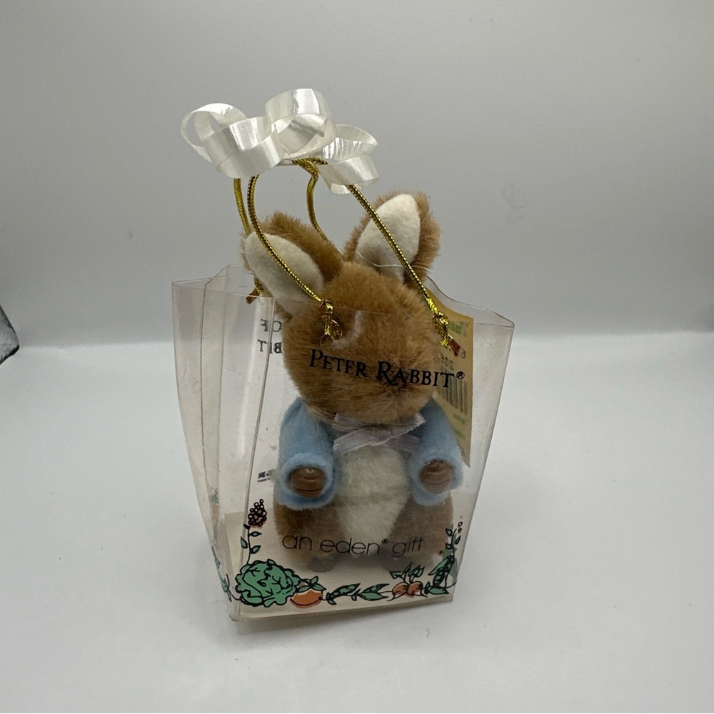 Peter Rabbit Plush Toy with Blue Jacket